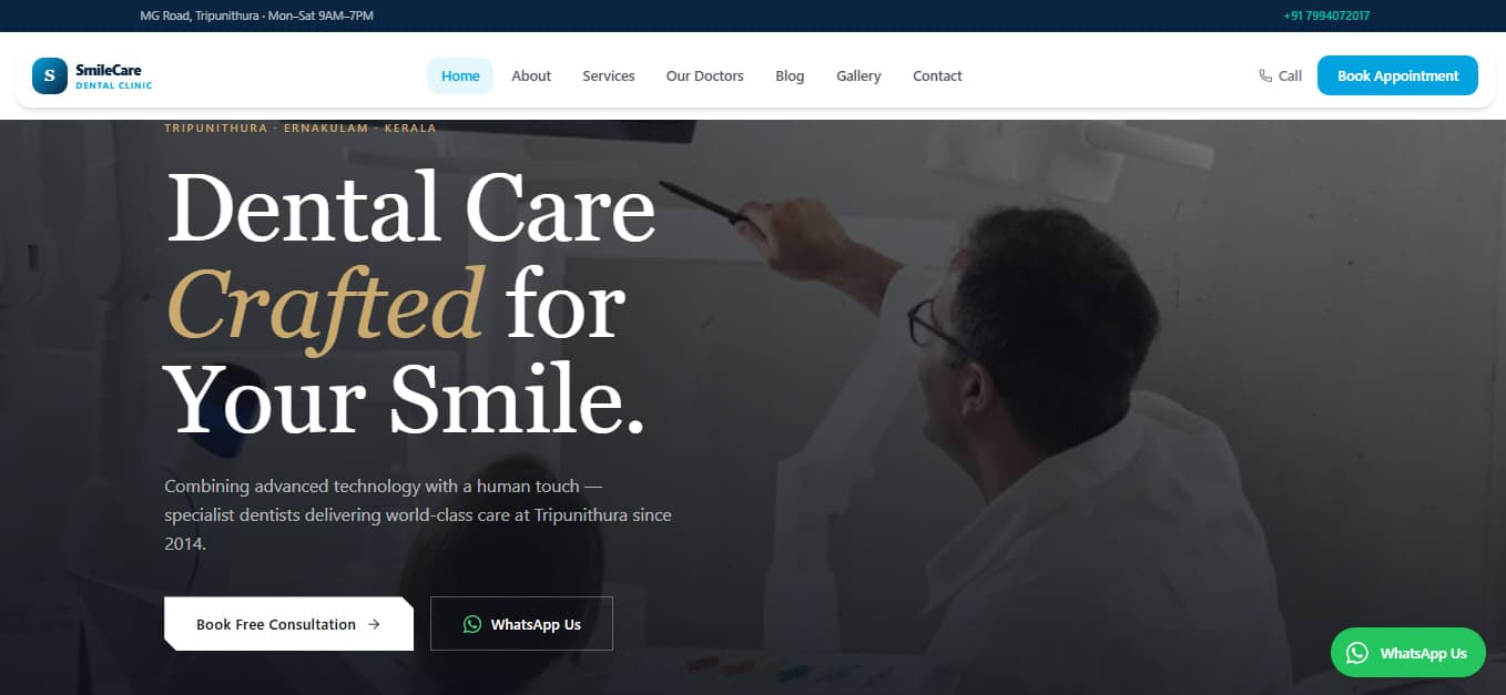 Dental Clinic Starter Kit Next.js + MongoDB + Admin Dashboard