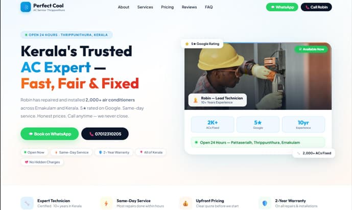 HVAC Website & Local Lead Generation System